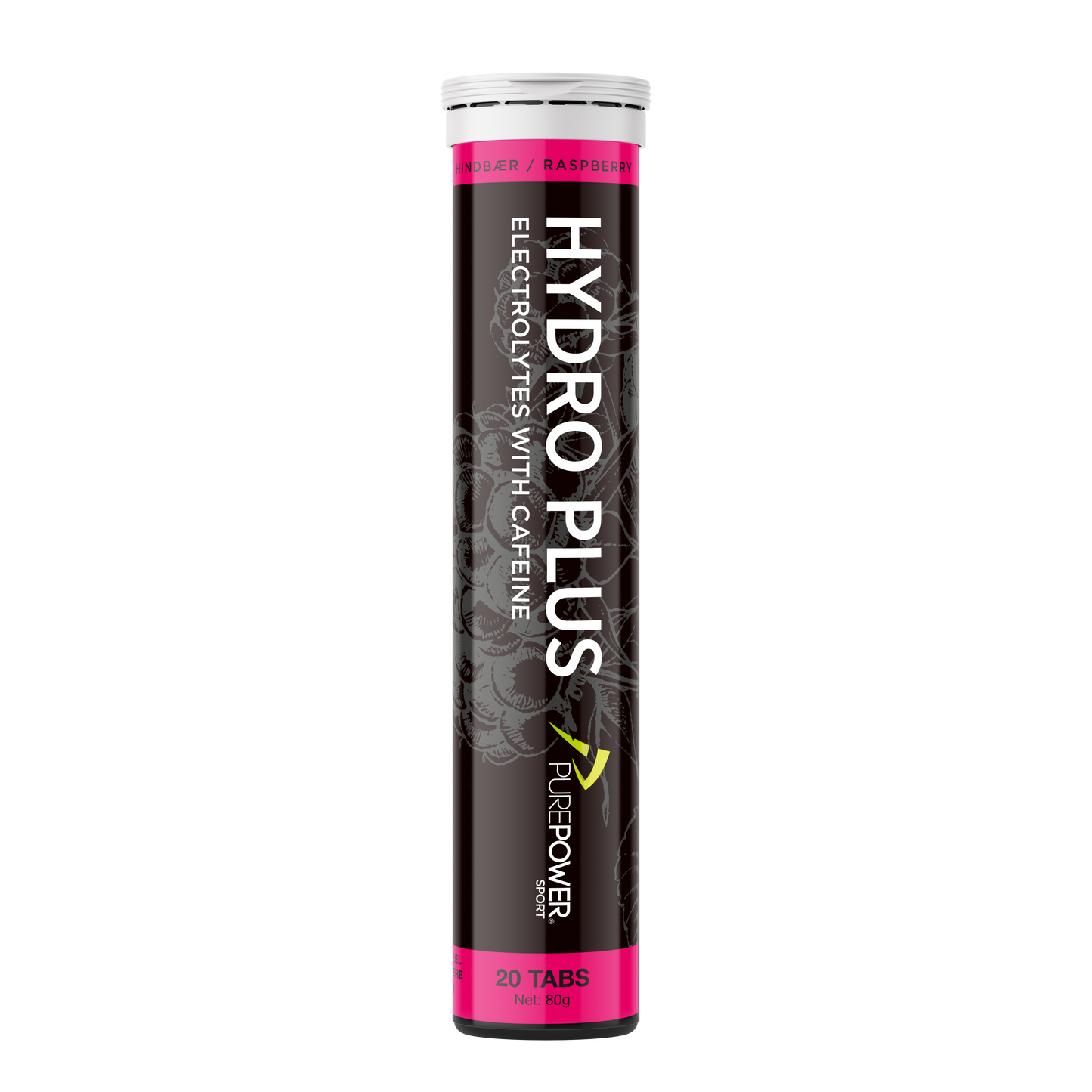Hydro Tabs - Hindbær med Koffein