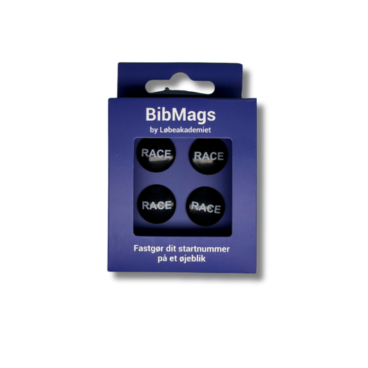En pakke sportsmagneter til løb, cykling eller anden sport