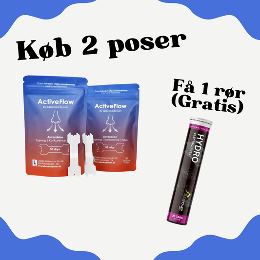 2 poser Næsestrips få 1 rør Hydro Tabs