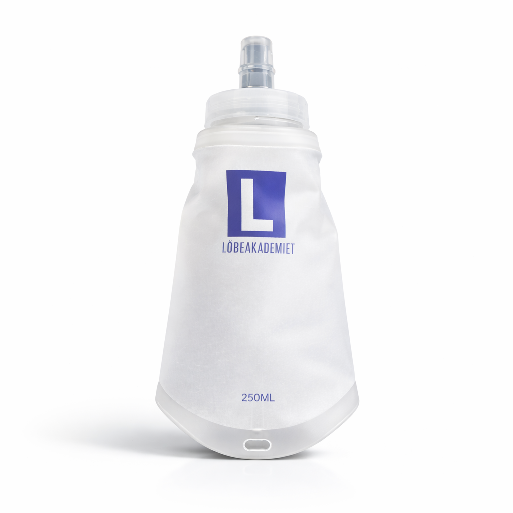 Soft flask 250 ml med stor åbning - Løbeakademiet