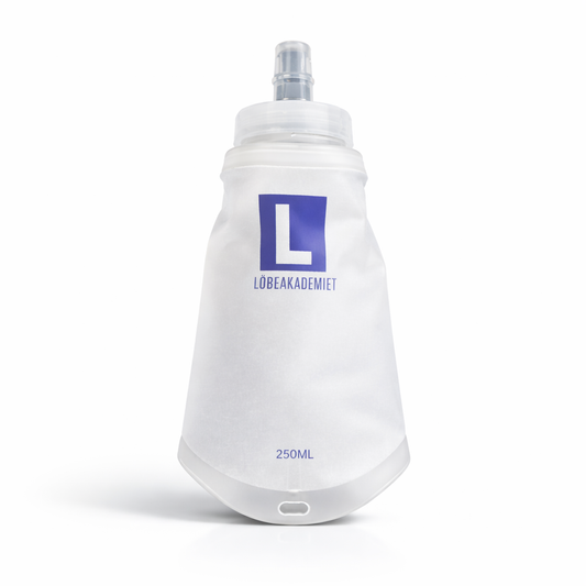 Soft flask 250 ml med stor åbning - Løbeakademiet