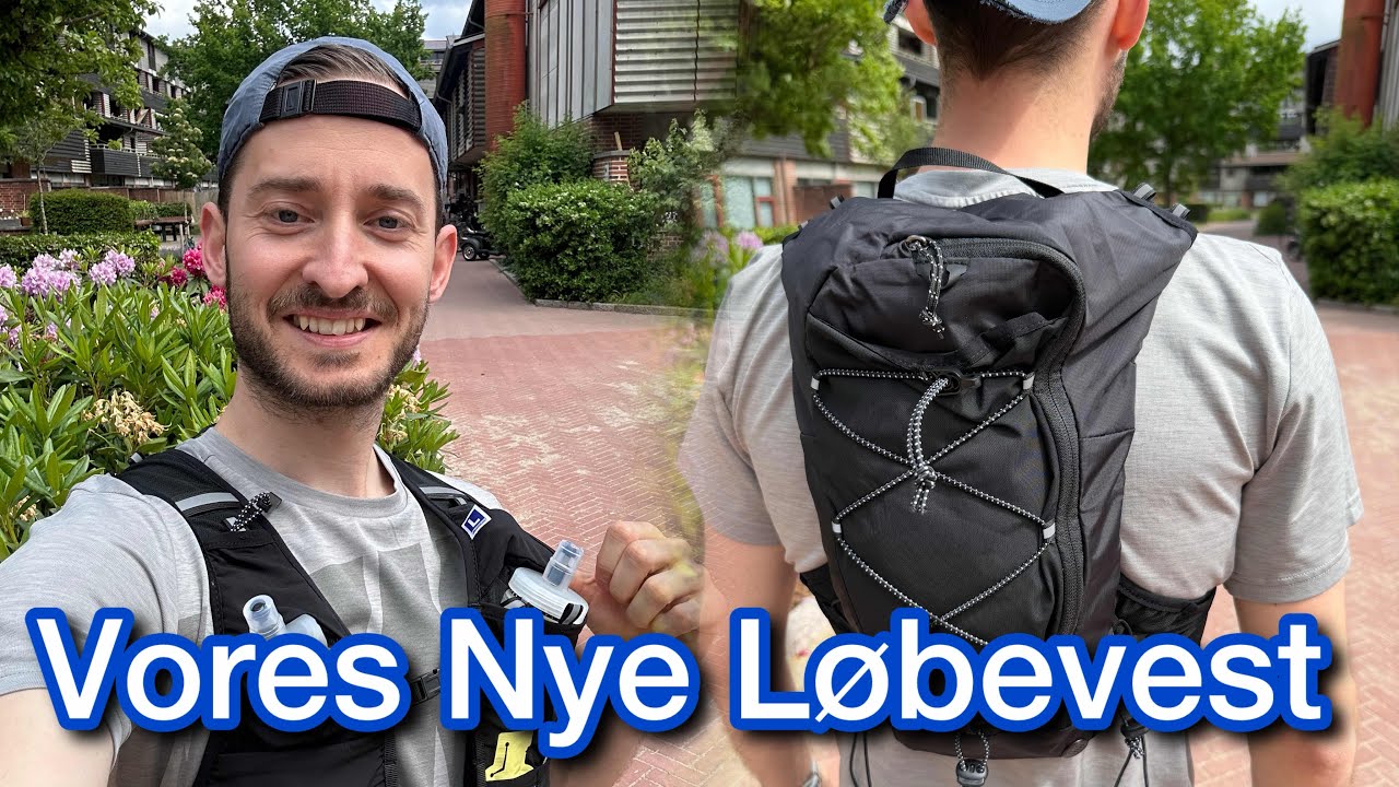 Indlæs video: Sådan blev vores løbevest til - video af Løber der viser vesten frem