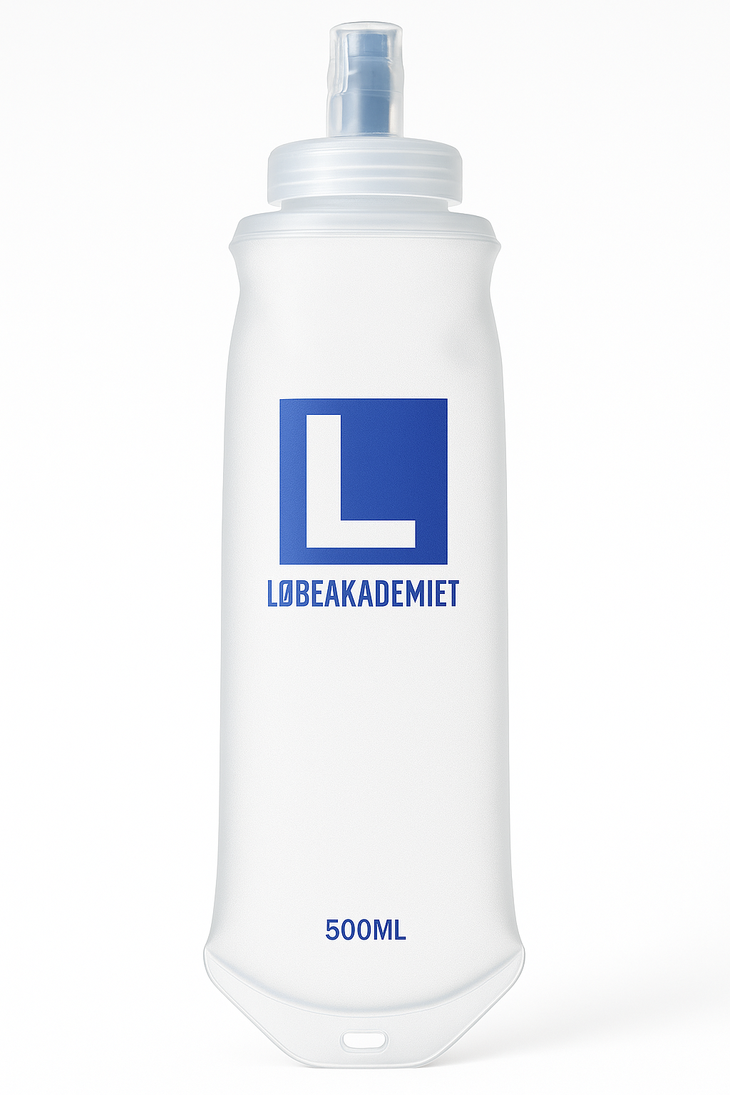 Softflask til løb – 500 ml løbeflaske med stor åbning