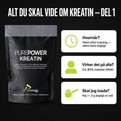 Kreatin Neutral 300 g - Løbeakademiet