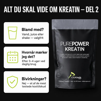 Kreatin Neutral 300 g - Løbeakademiet